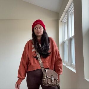 SOLD! Kors Snakeskin & Suede Cross Body Bag